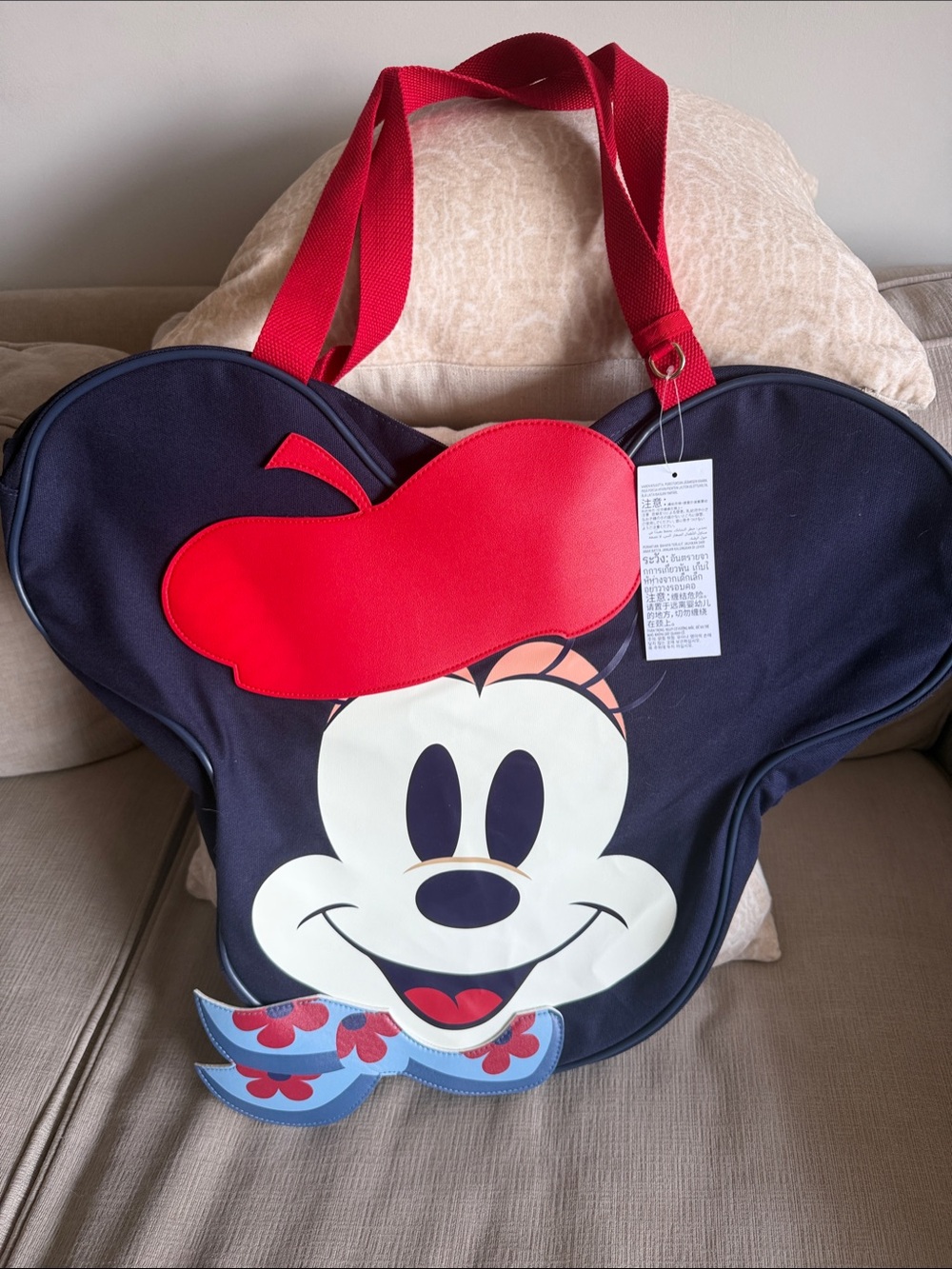 Minnie Mouse Big Face Bag, Epcot France